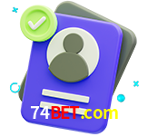 Tornar-se um membro do 74bet.com é muito simples